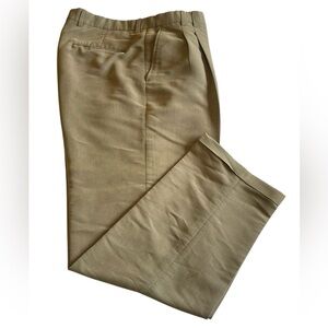 Tan Florenzi Slacks for Men. Size 38. Inseam 34.